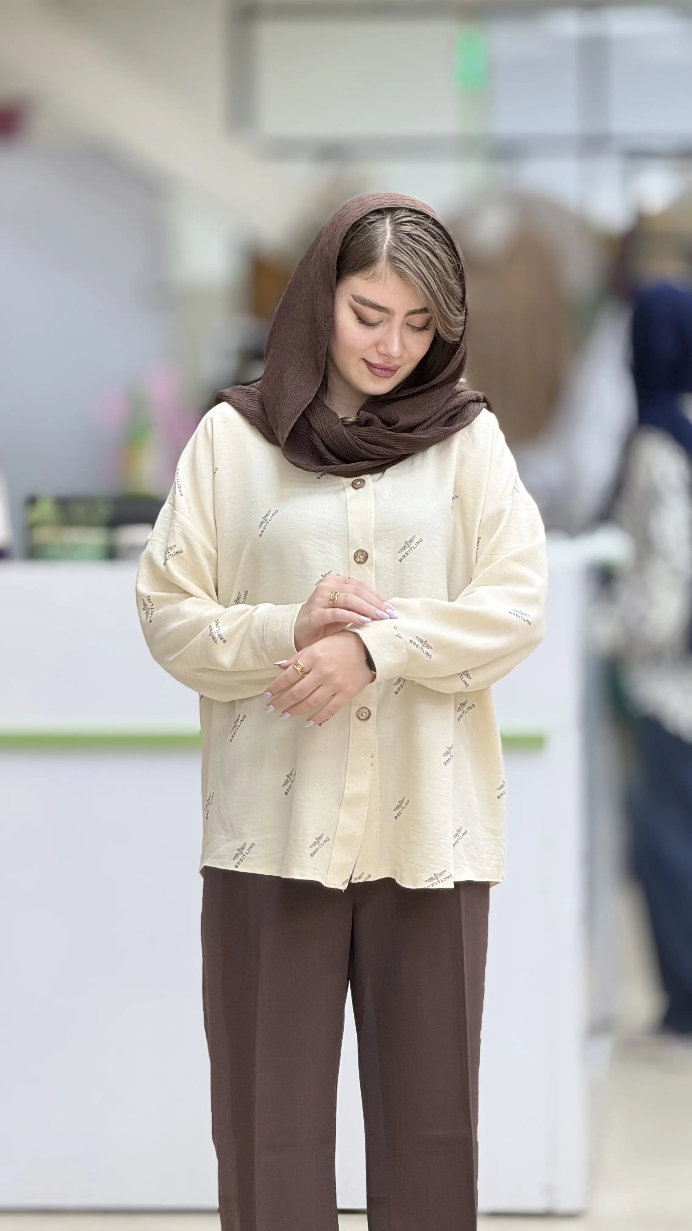 شومیز یقه هفت کنزو